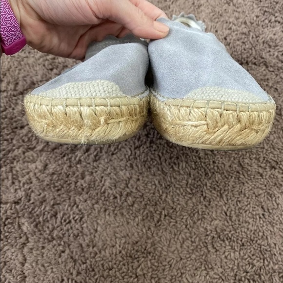 2 FOR $20 Macarena Elisa44 Scalloped FlatEspadrille Suede 40 - Picture 5 of 10